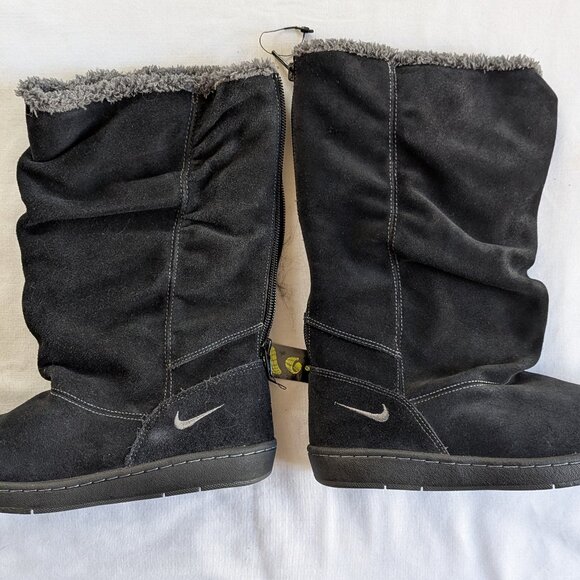 Nike Shoes - Nike women's black suede boots.  Size 6